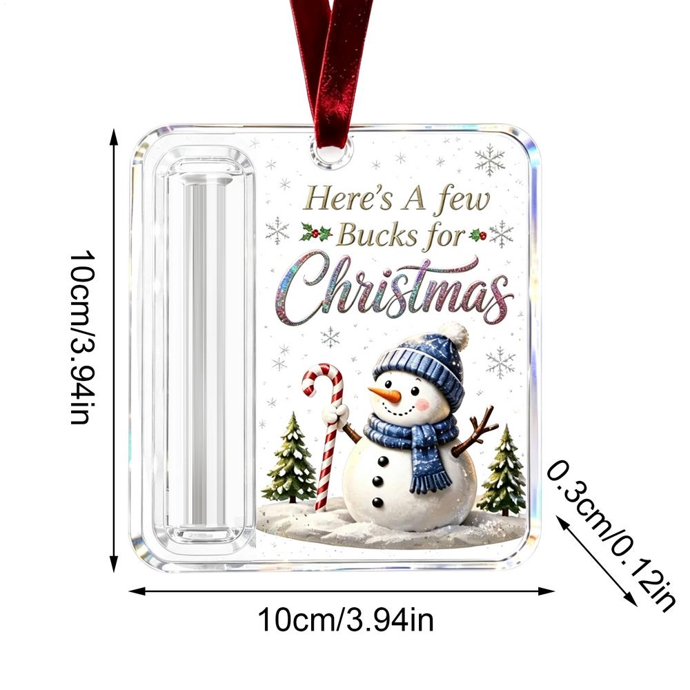 Christmas Cash Gift Money Clip Ornaments, Fun Christmas Money Card Pendants, Christmas Tree Hanging Decorations, Great Holiday