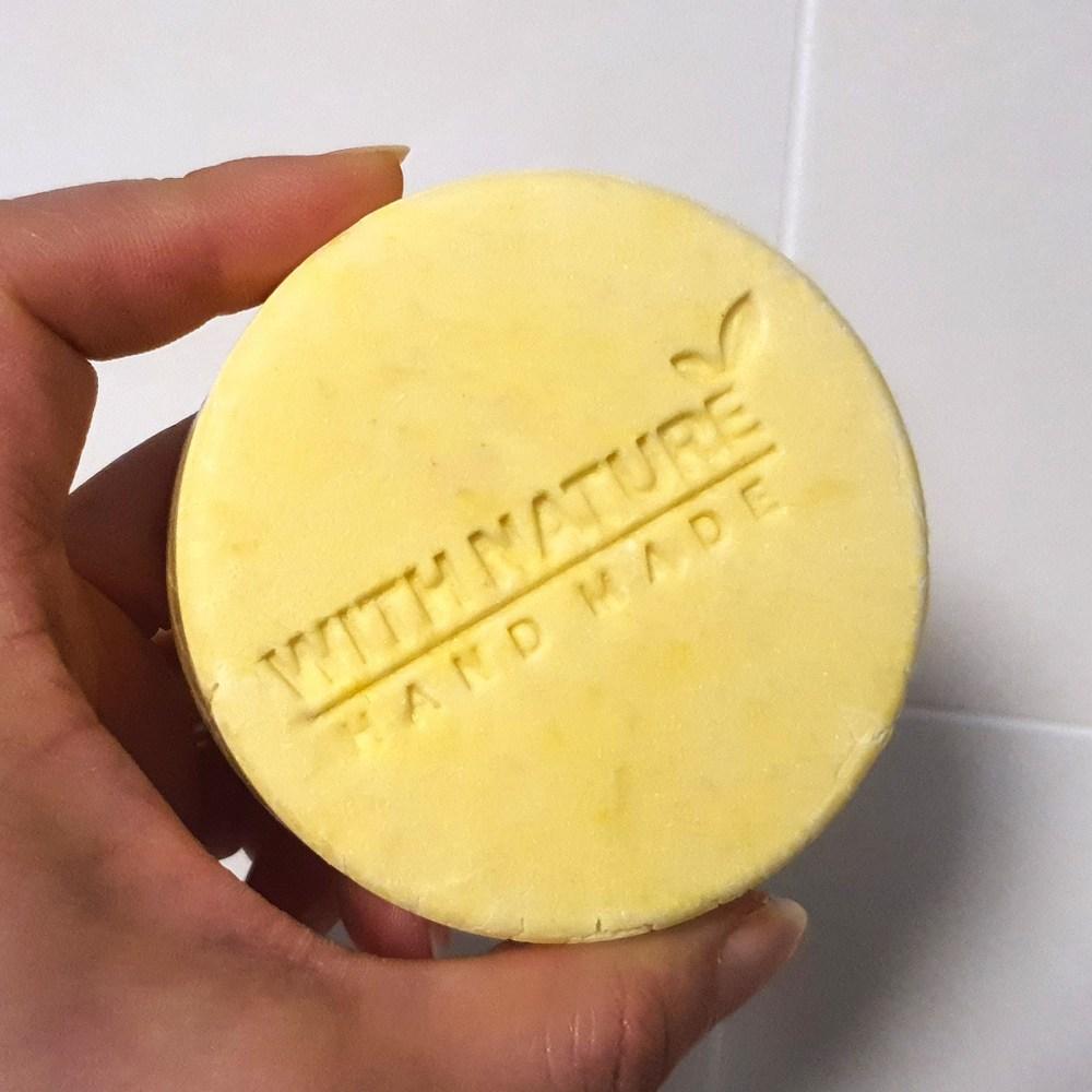 Natural Vitamin Shampoo Bar / Mildly Acidic All-in-one Cleansing Bar, 95g, 1 Piece