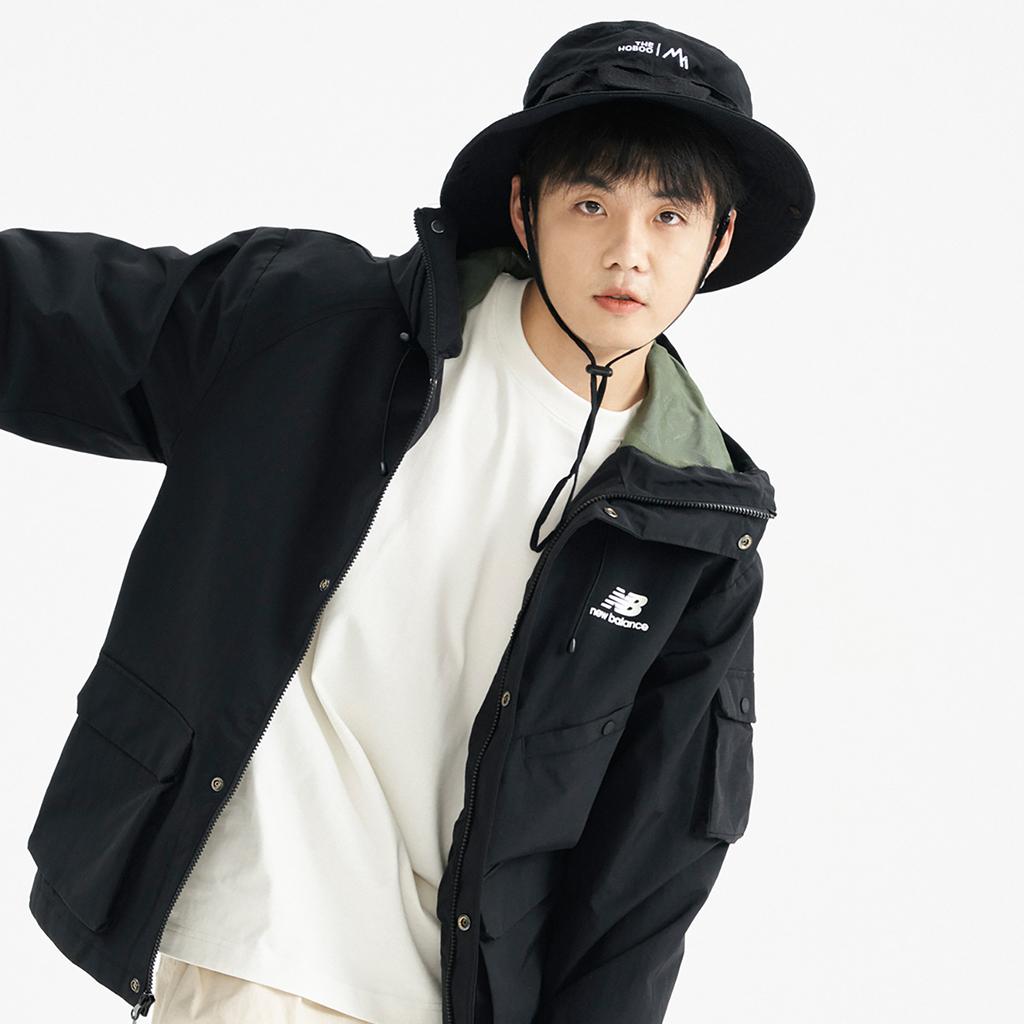 New Balance Jackets Unisex Black Hooded Thickened Other AMJ31320-BK