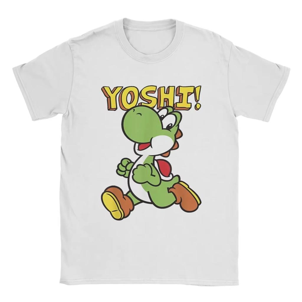 Mario Yoshi Toad Later Hater T Shirts Men Women Funny T-Shirts Round Neck Game Anime Tee Shirt Clothing