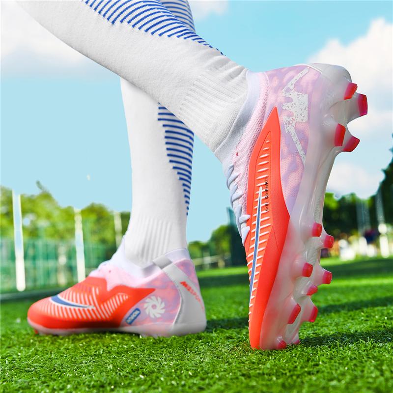 Football Shoes Professional Sneaker High Quality Society Long Spikes  Sports Soccer Shoes Cleats Training Football Boots