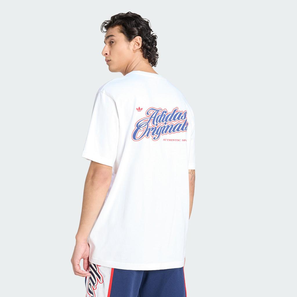 Adidas Originals T Shirts Men's White Crew Neck