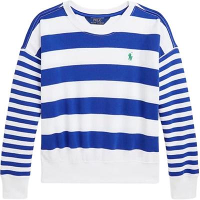 Polo Gestreiftes T-Shirt mit gesticktem Pony Langarm Kinder Tops 313957308-001