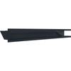 Fireplace Grille KRATKI LUFT Graphite 9x80x40 Right Ventilation Set of 2 Pcs