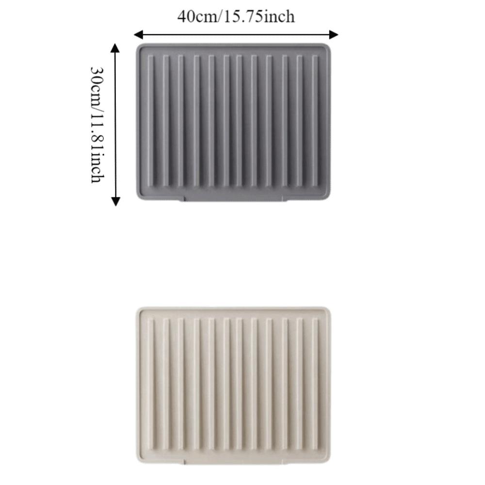 Flexible Thick Silicone Sink Drying Mat Heat-Resistant Kitchen Sink Mat  Bowl Plate Draining