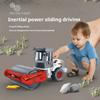 1:60 Scale Engineering Car Model Road Roller Excavator Bulldozer Toy  Collection Toys