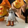 Resin Craft Ghost Figurines Statue Halloween Ghost Ornaments  Home Desktop Small Ornament