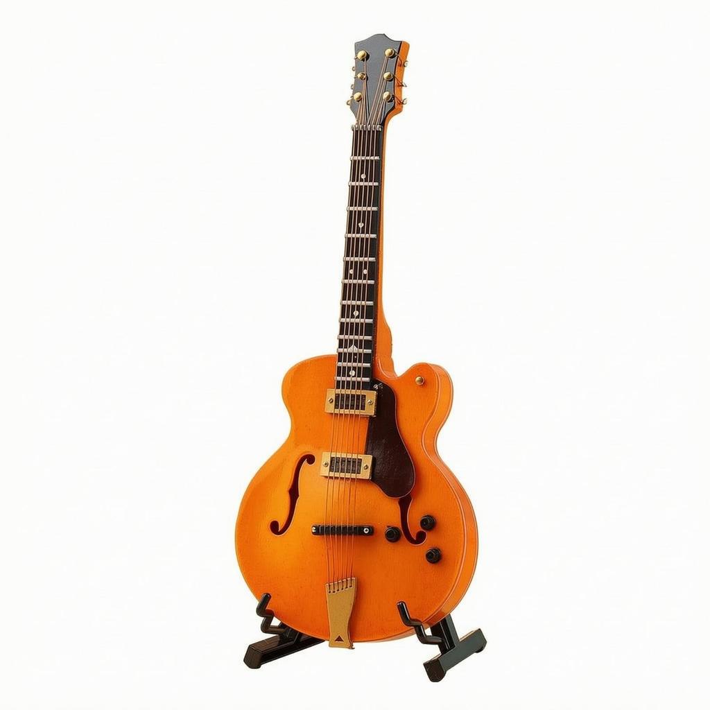 Decorative Ornament Realistic Miniature Electric Guitar Model Detailed