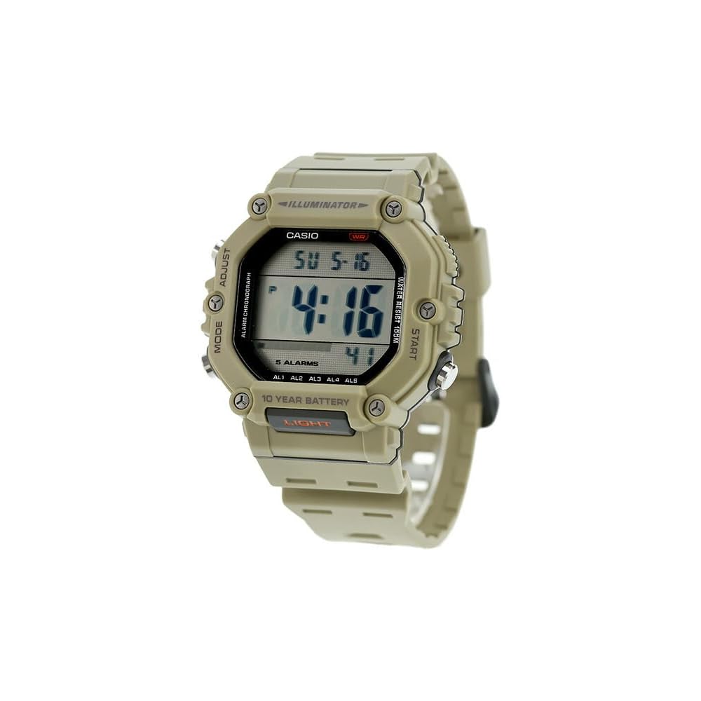 Casio Cheap Casio Digital Quartz Men s Watch AE-1600H-5AV Water Resistant, LED Display, Adjustable Strap