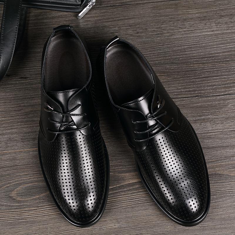 

Мужские классические туфли из искусственной кожи с дизайном Legend для деловых презентаций и официальных мероприятий XRS-9856-1 44