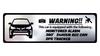 Honami Works GR Security Emblem Surveillance Dash Cam GPS Tracker Sticker C-HR 24-Hour