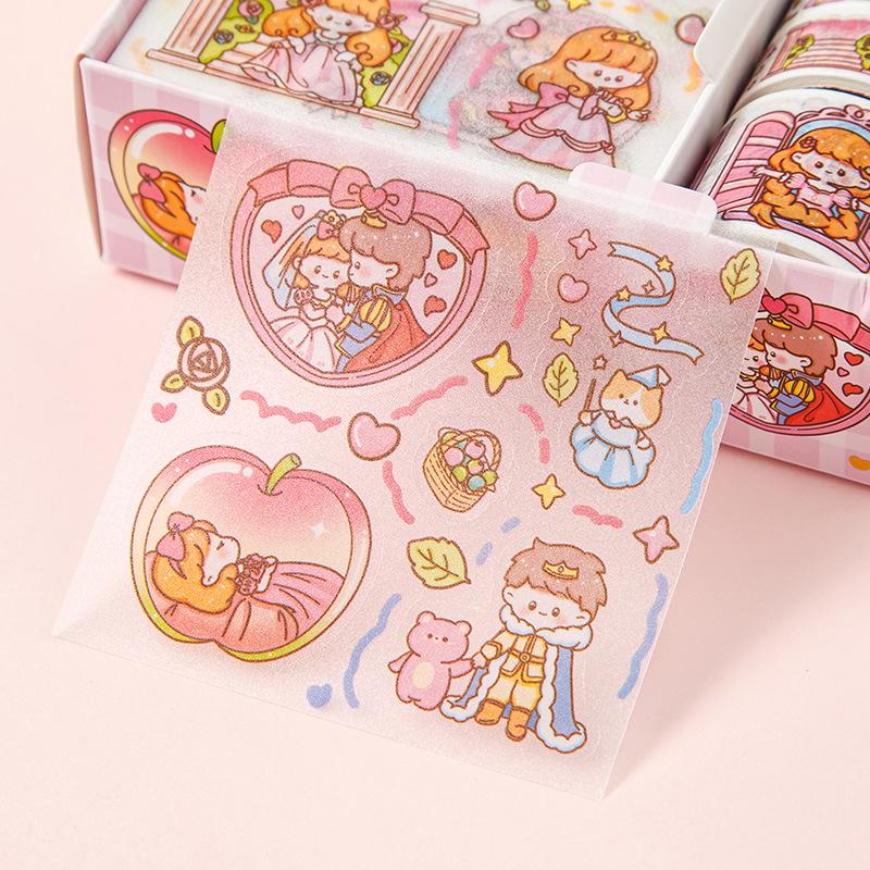 Adorable Cartoon Sticker Box Set for Journals and Kids' Scrapbooks