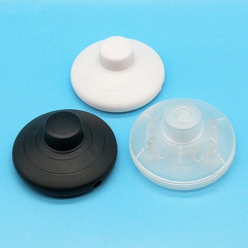 6Pcs Foot Pedal Push Switches Replacement Round Floor Lamp Inline Switches for Floor Lamp LED Light Easy to Install