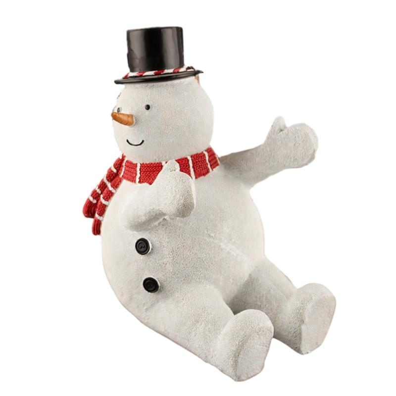 

Рождественский снеговик медведь настольная декоративная винная стойка держатель для винных бутылок дропшиппинг