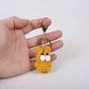 Handmade Chinese Zodiac Keychain Knitting Mini Size Monkey Keychain Creative Weaving Custom Design Animal Crochet Keychain