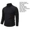 Men Turtleneck Sweater Slim Fit Knit High Neck Pullover Warm Winter Solid Color Rollneck Sweater for Daily Wear Work School Street