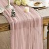 Elegant Tulle Tulle Sheer Table Runner Boho Rustic Chiffon Table Runner  Party Banquet