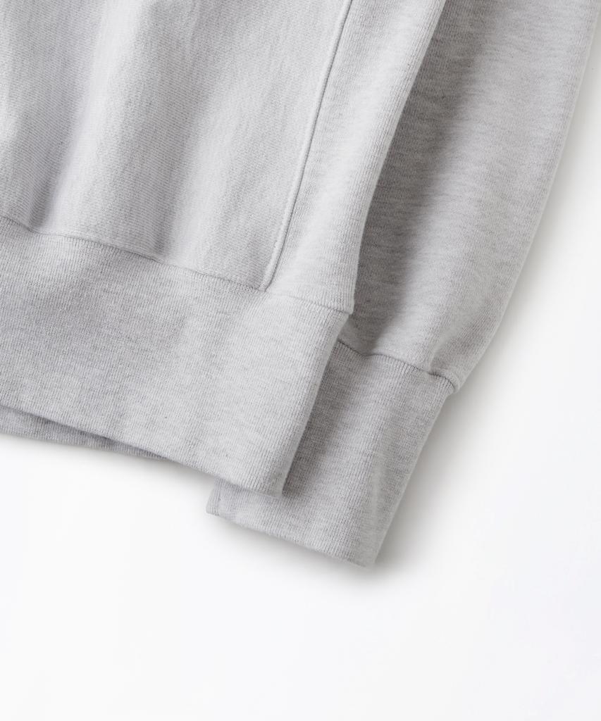 OUTSTANDING Reverse Heavy Sweat_1%Melange Gray