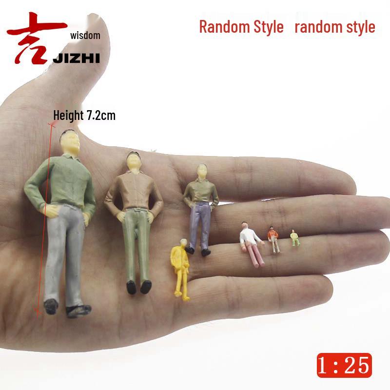 Architectural Sand Table Model Figures: Colored Miniature People & Railway Workers