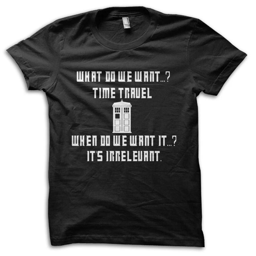 Funny Time Travel Science Fiction TV Show Parody Joke T-Shirt M5725 L