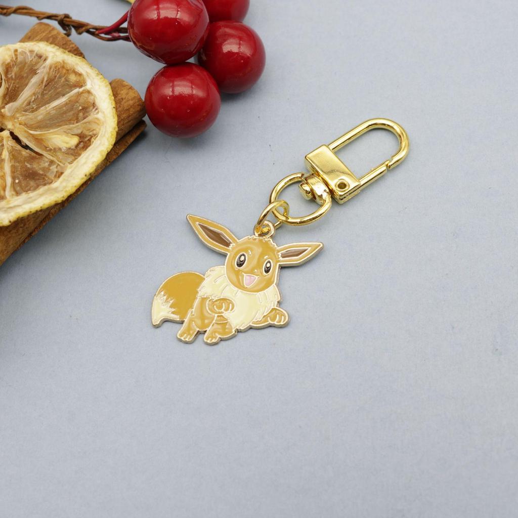 Creative Pokemon Pikachu Keychain: Cute Cartoon Bag Pendant & Zipper Pull