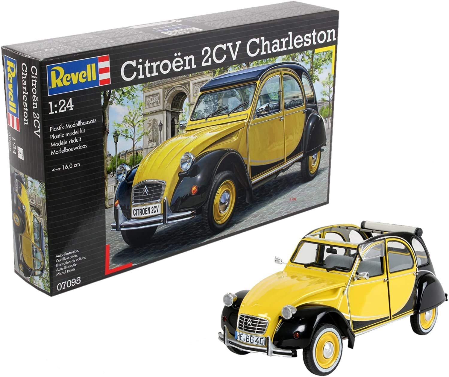 

German Revell 2CV Plastic Model 1/24 Citroën 80-7095