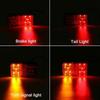 12V 80V LED Rear Tail Light High Lumen Electric Bike Scooter Waterproof Brake Stop Lamp for Safe Evening Rides