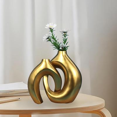 Creative Vase Modern Flower Boho Nordic Minimalist Vase, Geometric for Desk Dining