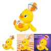 Top Ball Yellow Duck Light And Sound Toy With Rotating Effects For Kids And Toddler Play