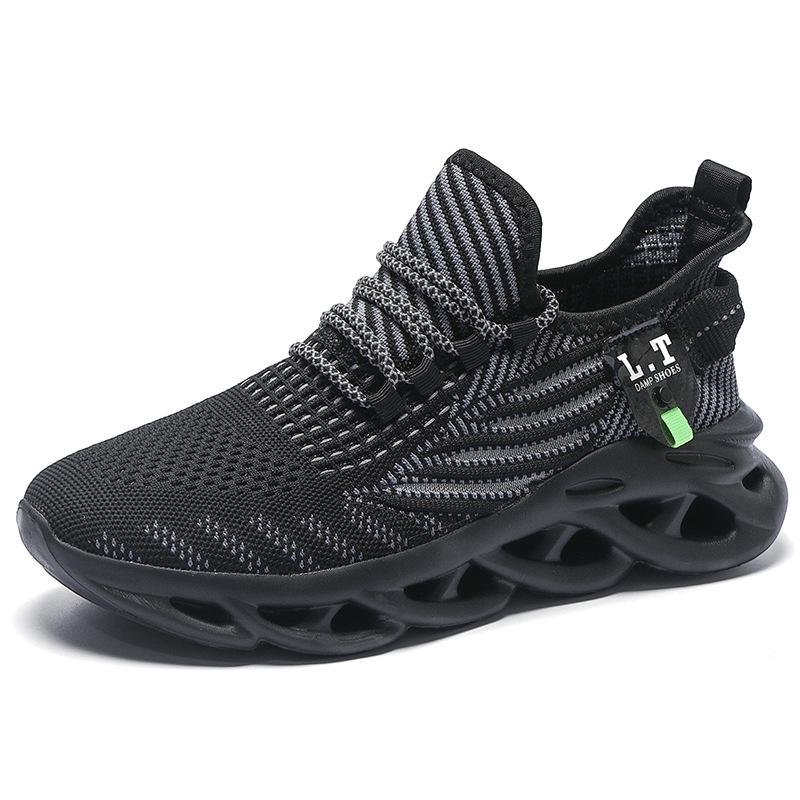 Spring-Summer Men's Plus Size Shock-Absorbing Running Shoes - Super Light and Casual