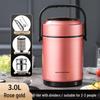 Winter Stainless Steel Insulated Multi-layer Lunch Box - Portable, Large Capacity, Keeps Food Hot for 24 Hours, Perfect for Home or Office.