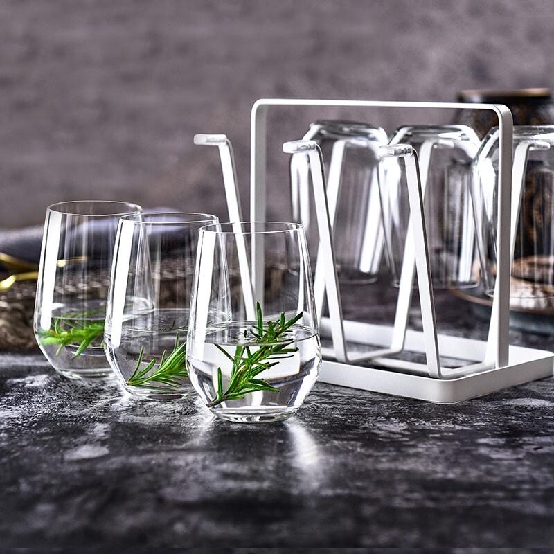 Ocean Imported Heat-Resistant Glass Cups, 370ml (6-Pack)