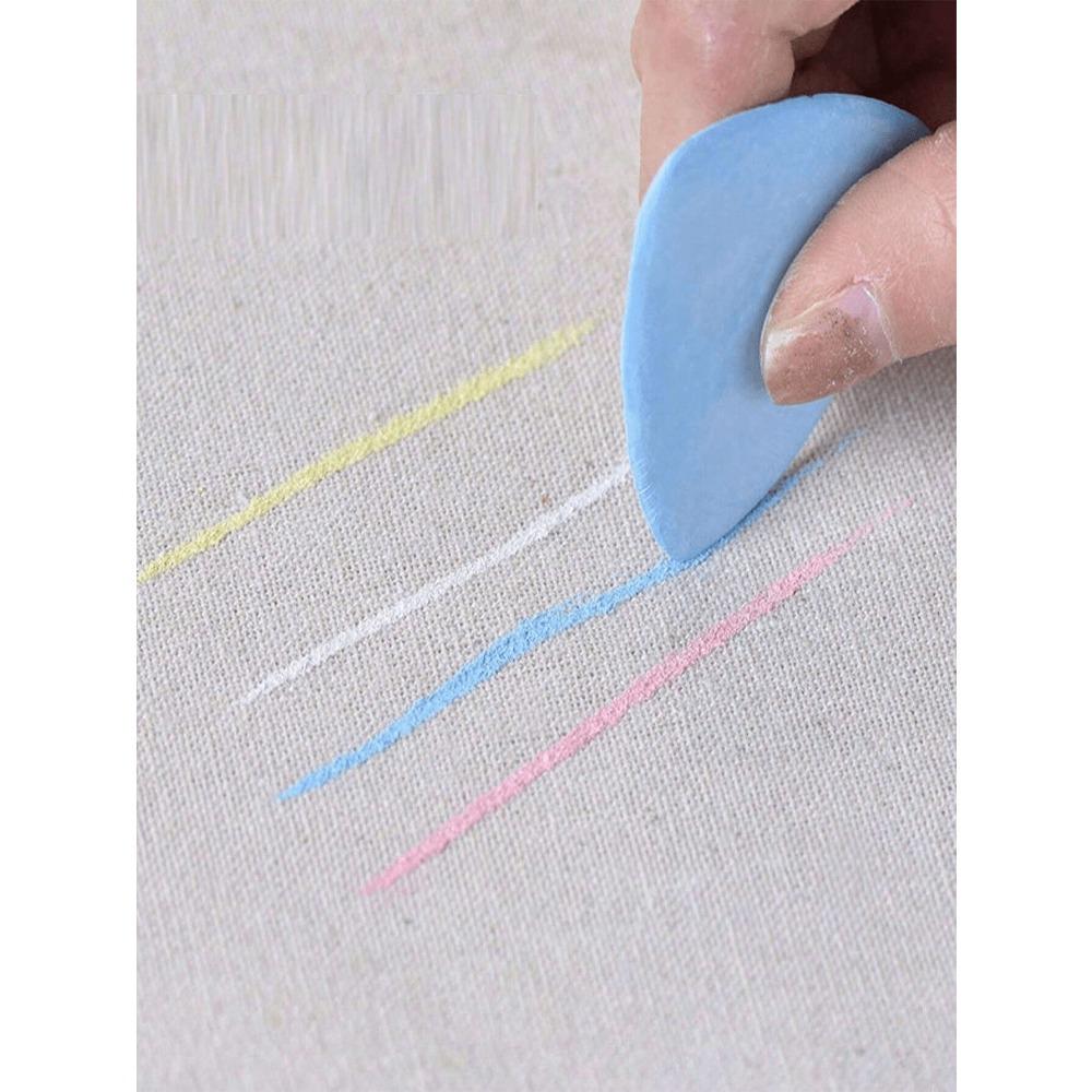 10pcs Erasable Tailors Chalk Markers Sewing Chalk, Erasable Colored Chalk Pencils, Erasable Color Markers, Ideal for Sewing, Needlework Embroidery