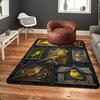 Canary Collection Pattern Rug Floor Mat for Living Room or Bedroom Soft and Comfortable Carpet a Gift for Birthday and Holiday.
