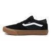 Vans Zapatillas de Skate de Caña Baja de Cuero Rowan Unisex Zapatillas Negro Marrón VN0A5JICB9M