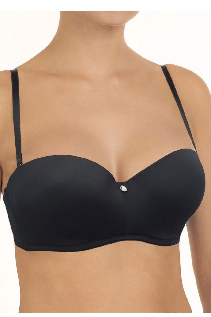 

Бюстгальтер push-up Effetto (94722) 85B прозорий колір чорний