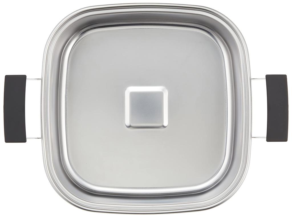 Mikojima Seisakusho Tojirushi Kvadratisk Ångkokare 2 Våningar 27cm 18-0