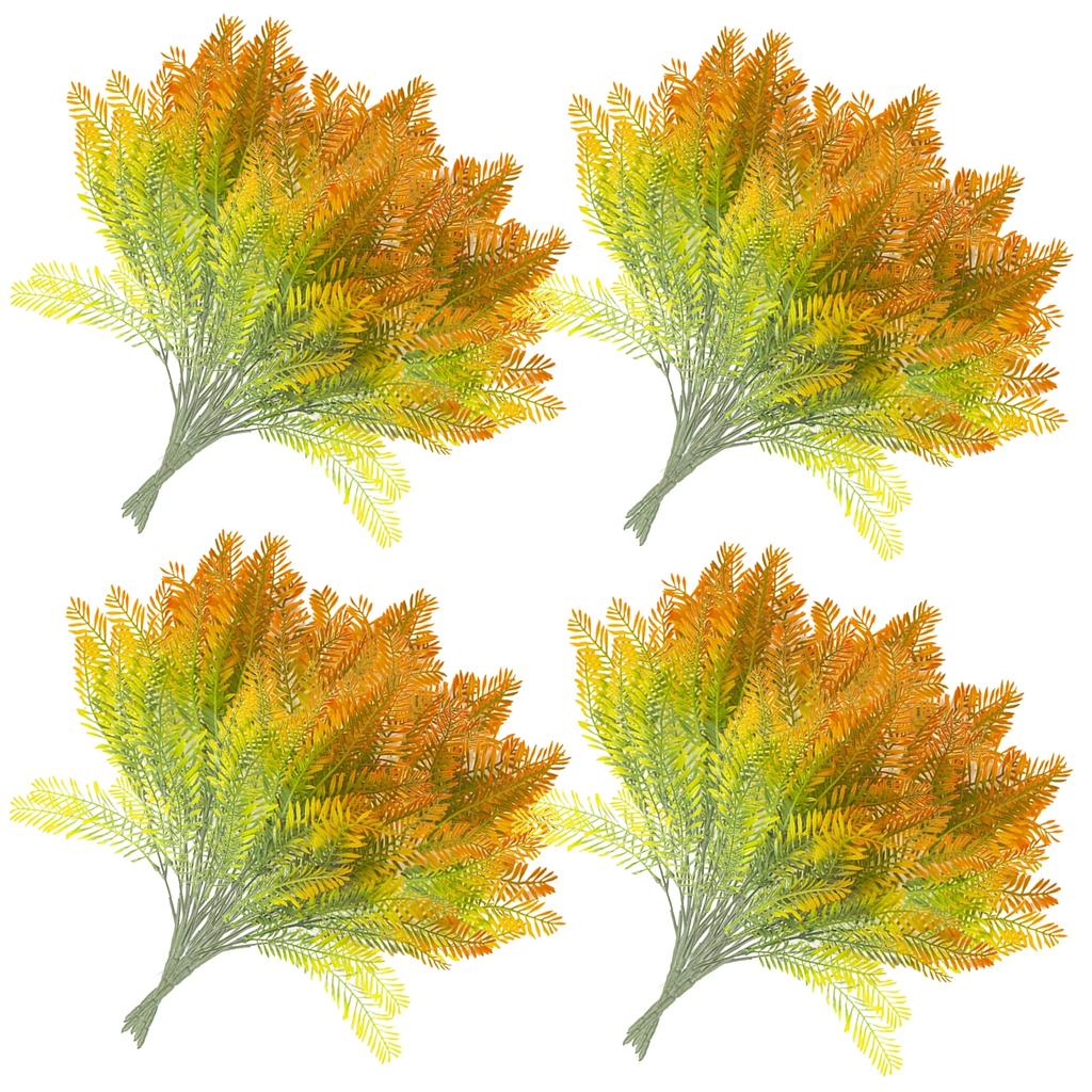 7-Fork Small Persian Grass 20pcs Artificial Plants Autumn Outdoor Courtyard Decor Simulation Flowers Home Flower Arrangement