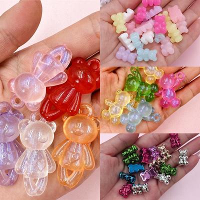 Bear Beads DIY Necklace Bracele Acrylic Beading Handmade Materials Jewelry Making Accessories