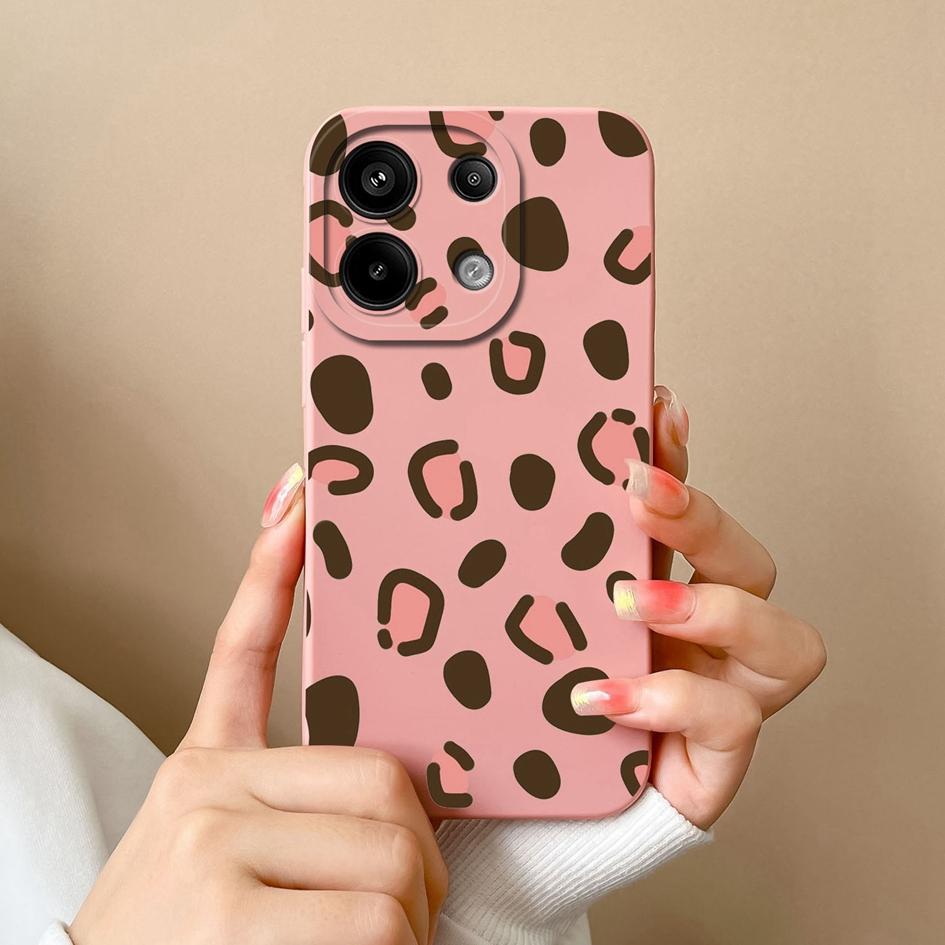 Telefonabdeckungen für Xiaomi Redmi 13 A3 4G Note 13 Pro 13R Turbo 3 Gehäuse Silikon Soft Fashion Labels Displayschutzfolie Matte Telefonhüllen Shell für Redmi