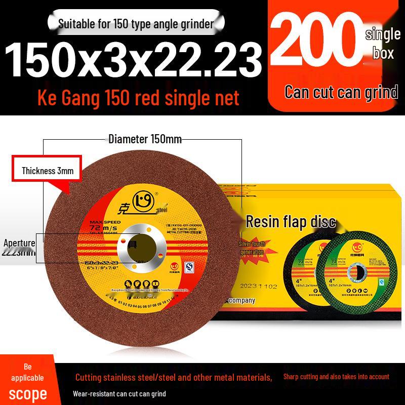 100mm Metal & Stainless Steel Grinding Wheel and Polishing Disc for Angle Grinders