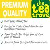 The Tea Trove Earl Grey Tea Bags - 40 Eco-Friendly Earl Gray Black Tea Bags In Resealable Pouch, Natural Bergamot Flavor Blended , 80g