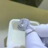 Luxury D Color VVS1 Moissanite Women's Ring - Certified, Passes Diamond Tester Instantly