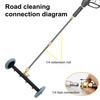 16 Inch Undercarriage Car Washer Pressure Washer Under Car Cleaner with 3 Pcs Extension Wand 4000 PSI Undercarriage Cleaner for Cars SUVs Trucks