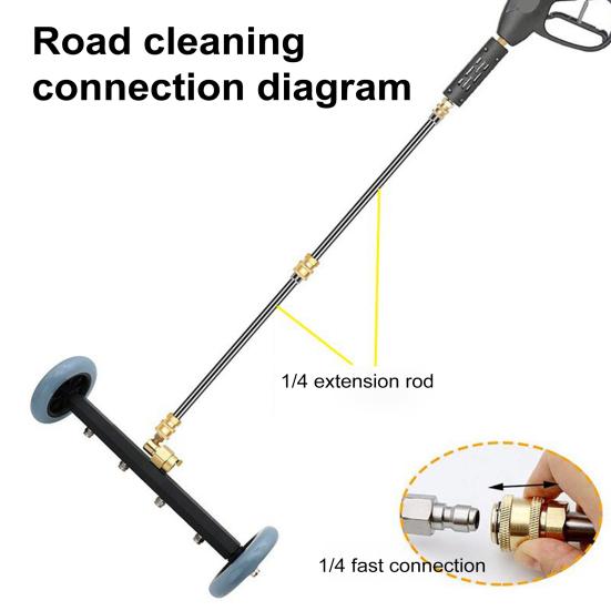 16 Inch Undercarriage Car Washer Pressure Washer Under Car Cleaner with 3 Pcs Extension Wand 4000 PSI Undercarriage Cleaner for Cars SUVs Trucks