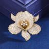 Senior Brooches Flower Leaf Brooch Pins for Women Suit Pendant  Fashion Brooches Jewelry