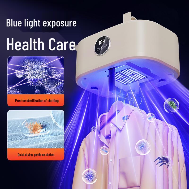 Portable Smart Clothes Dryer with Foldable Design and Sterilization, Ideal for Homes and Dorms