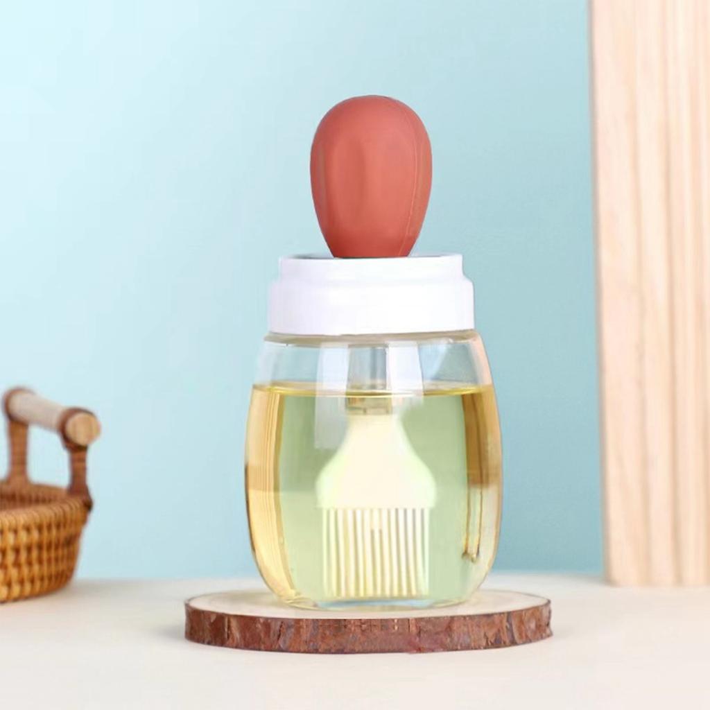 Pannekakeoljebørste Mat Myk børstebørste Grillbørste med bunn