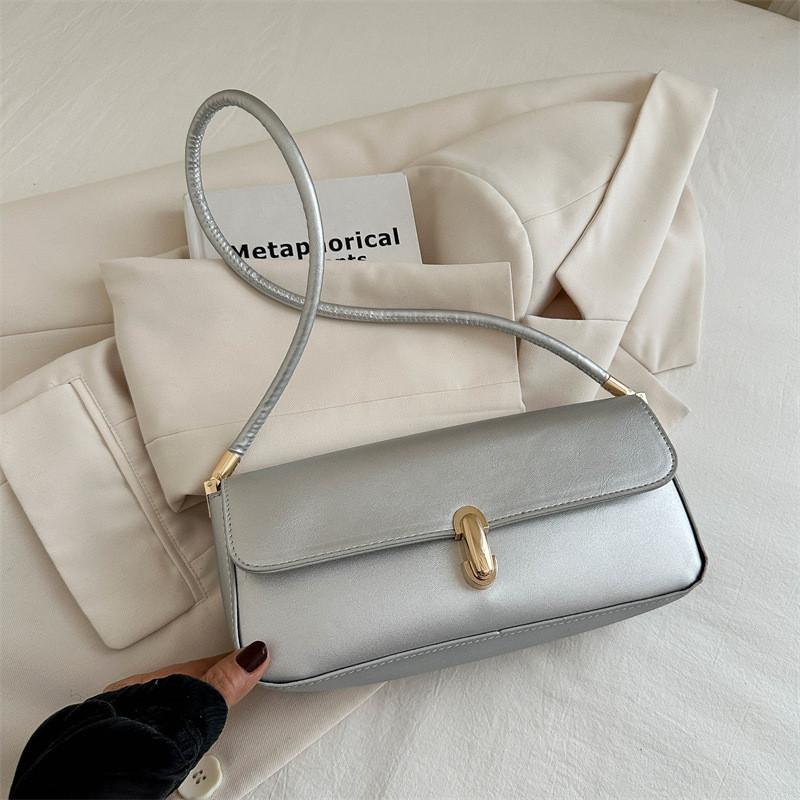 Trendy Street Style Pu Small Square Shoulder Bag Chic Summer 2024 Fashion