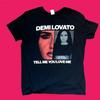 Demi Lovato Tell Me You Love World Tour 20q8 T Shirt Black Size Medium Vintage Streetwear Top For Everyday Wear Stylish